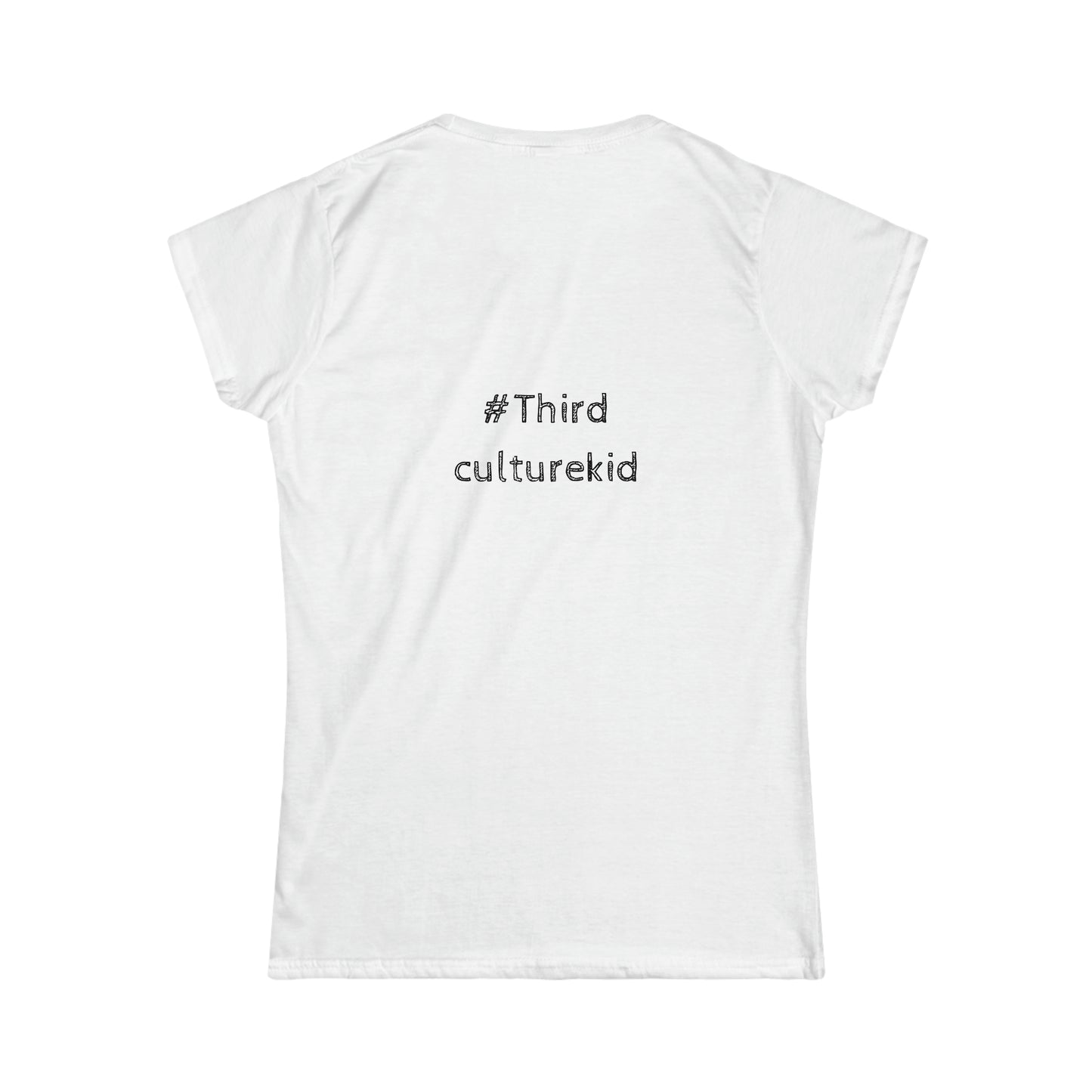 Third Culture Kid - Egypt and France Women's Softstyle Tee