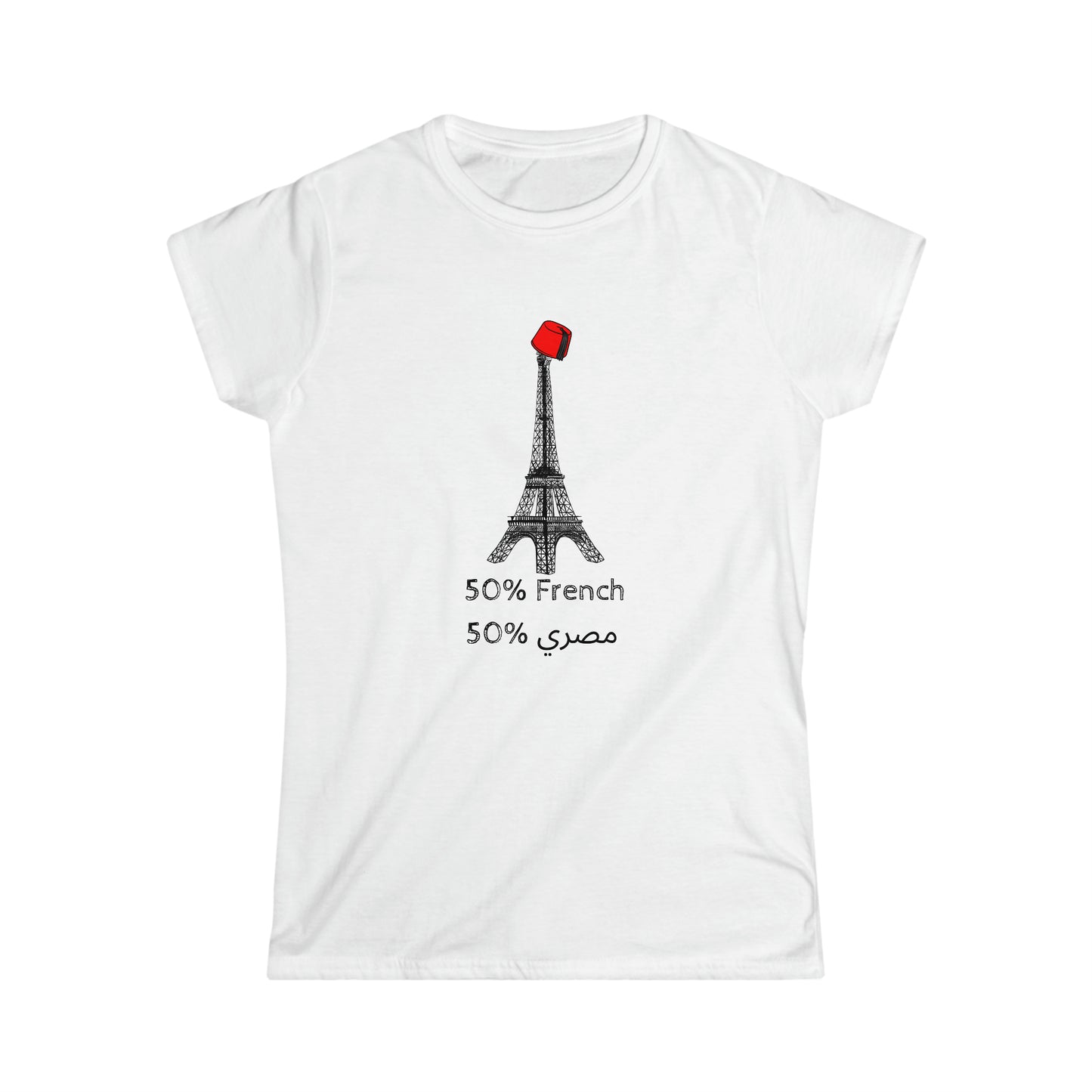 Third Culture Kid - Egypt and France Women's Softstyle Tee