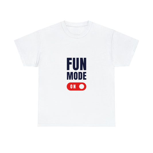 Fun Mode On Unisex Heavy Cotton Tee